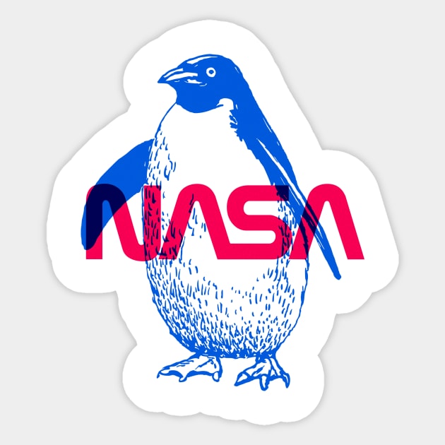 penguin x nasa Sticker by Mollie